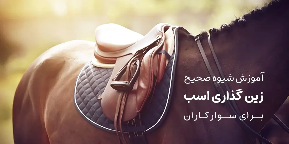 the-horse-saddle-method | آموزش شیوه صحیح زین گذاری اسب به سوارکاران