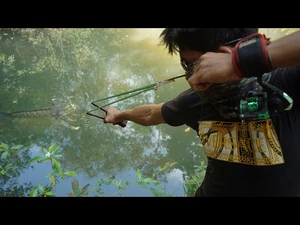 ویدیو روش ساخت تیر و کمان دستی برای ماهیگیری -تارگتینو