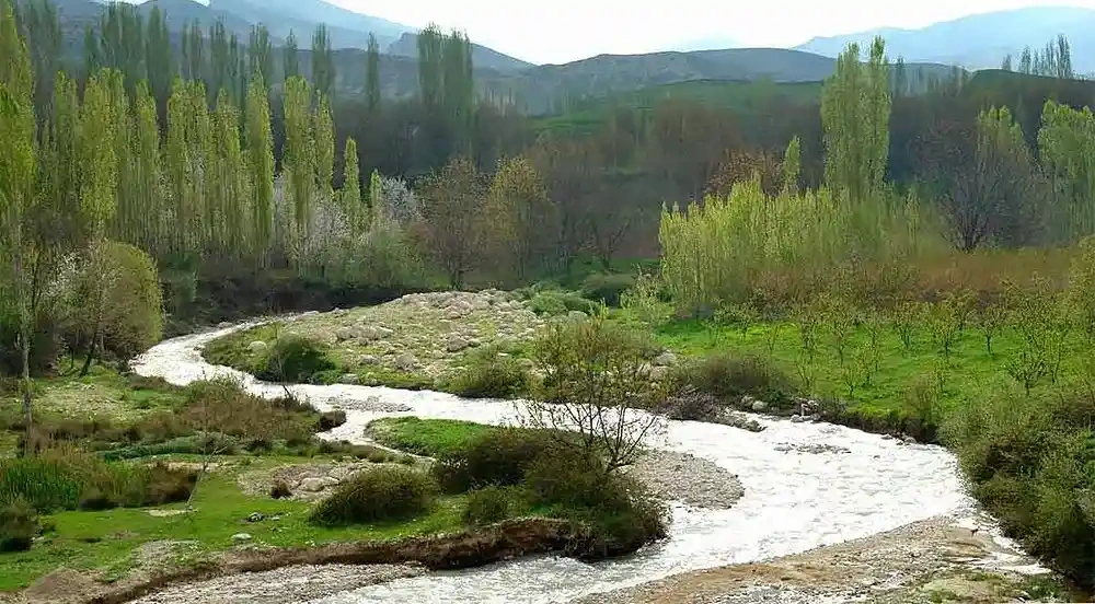 شکارگاه سالوگ از نطر جغرافیایی