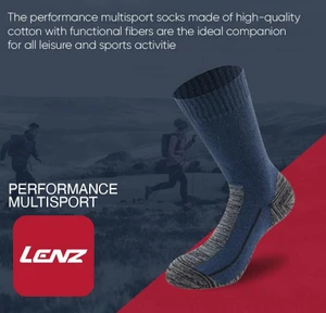 جوراب کوهپیمایی اتریشی LENZ | مدل PERFORMANCE MULTISPORT