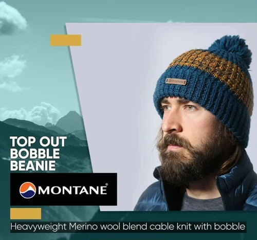 Montane top out bobble hot sale beanie