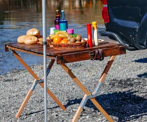 فروش میز تاشو و قابل حمل سفری، جنس چوب پلی وود